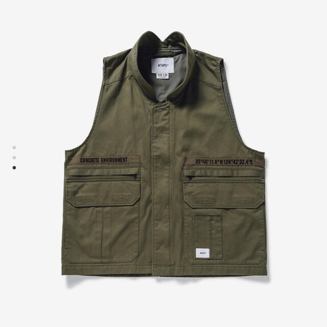 プライスダウン 21ss wtaps REP S olive drab ベスト vest