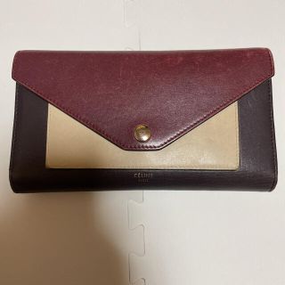 セリーヌ(celine)のセリーヌ トライフォールデッド マルチファンクション トリコロール(長財布)