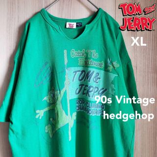 90s古着 Tシャツ TOM&JERRYトムとジェリー ヴィンテージ アニメ(Tシャツ/カットソー(半袖/袖なし))