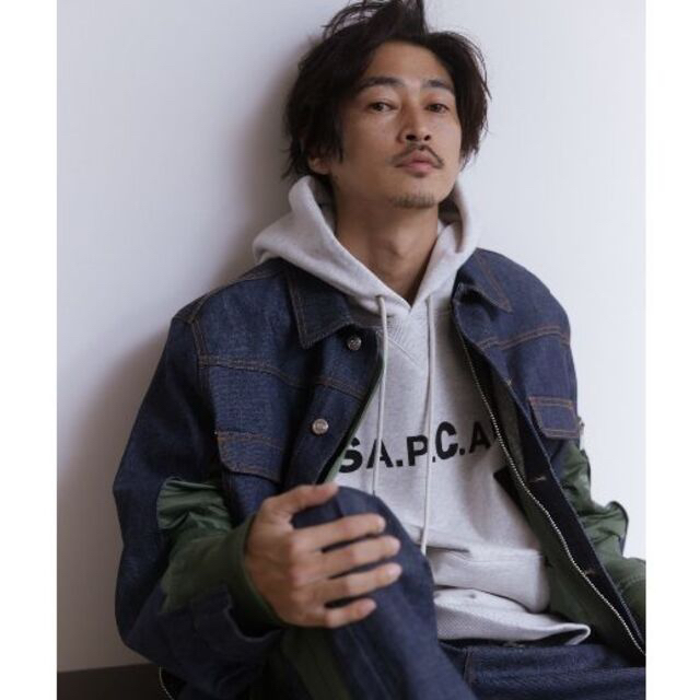 A.P.C. プルオーバー スウェット パーカー グレー メンズMサイズ