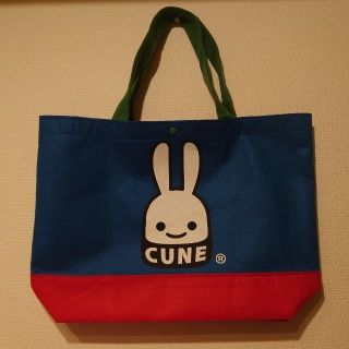 キューン(CUNE)のCUNE フエルト風トートバッグ(うさぎ)(トートバッグ)