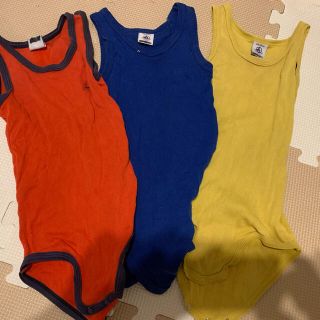 プチバトー(PETIT BATEAU)の【値下げ】プチバトー　タンクトップ(肌着/下着)