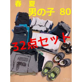 男の子　80 32点セット(Ｔシャツ)