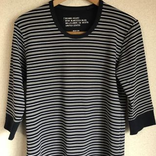 ビームス(BEAMS)のBEAMS ビームス　マルチ　ボーダー Tシャツ　七分袖　ロイヤルブルー　グレー(Tシャツ/カットソー(七分/長袖))