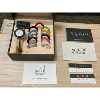 グッチ(Gucci)の◆稼働品◆ グッチ GUCCI 腕時計 チェンジベゼル シルバー(腕時計)