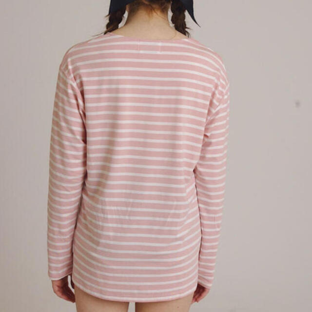 Honey mi Honey(ハニーミーハニー)のborder tee pink レディースのトップス(Tシャツ(長袖/七分))の商品写真