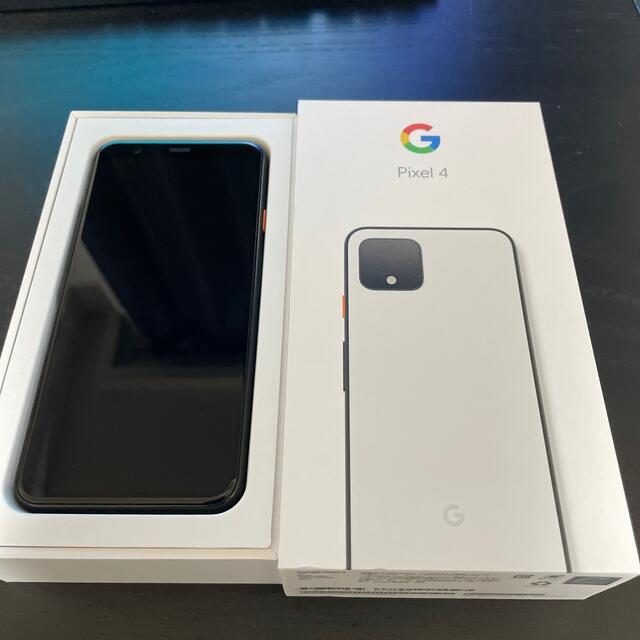 【SIMフリー】Google Pixel4 64GB Clearly Whiteスマホ/家電/カメラ