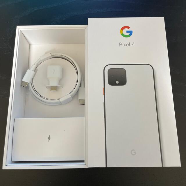 Google Pixel(グーグルピクセル)の【SIMフリー】Google Pixel4 64GB Clearly White スマホ/家電/カメラのスマートフォン/携帯電話(スマートフォン本体)の商品写真