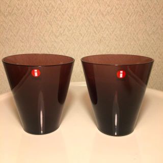 イッタラ(iittala)の【新品】カルティオ マウスブロー　ライラック　2客セット(タンブラー)