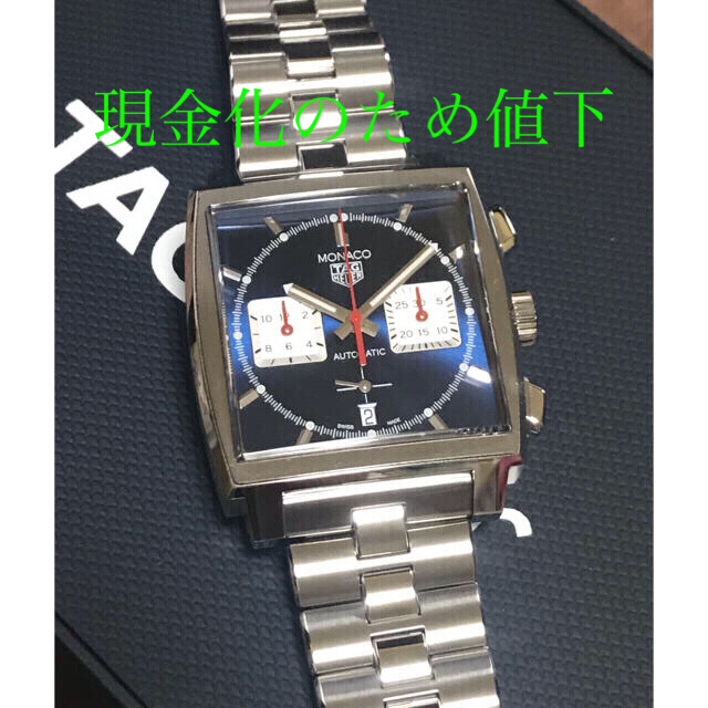 新作【ステンレスブレス】『タグ・ホイヤー』  モナコ ホイヤー02 クロノグラフ腕時計(アナログ)