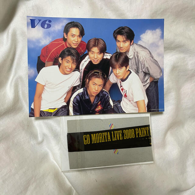 V6(ブイシックス)のV6 森田剛 ライブ　銀テープ エンタメ/ホビーのタレントグッズ(アイドルグッズ)の商品写真