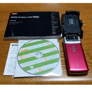 エーユー(au)のau ガラケー　Mobile Hi-Vision CAM Wooo(携帯電話本体)