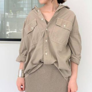 アパルトモンドゥーズィエムクラス(L'Appartement DEUXIEME CLASSE)のL'Appartement REMI RELIEF CHAMBRAY シャツ(シャツ/ブラウス(長袖/七分))