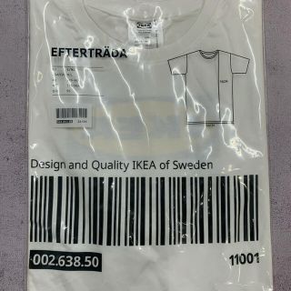 イケア(IKEA)のEFTERTRADA エフテルトレーダ Tシャツ, ホワイトL/XL(その他)