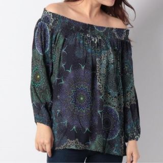 デシグアル(DESIGUAL)の新品♡タグ付き♪ 定価10,890円 デシグアル  長袖　ブラウス　Sサイズ(シャツ/ブラウス(長袖/七分))