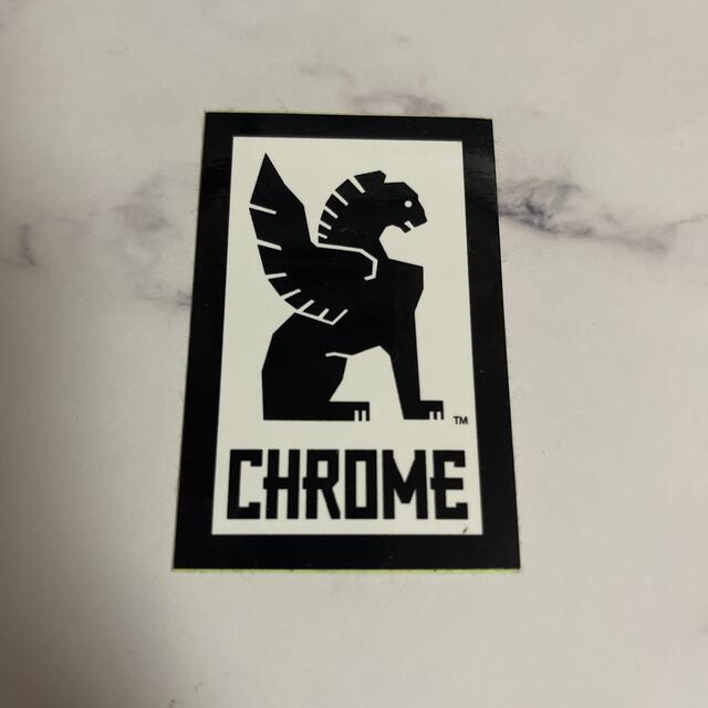 CHROME(クローム)のChrome 超レア！ 非売品ステッカー 白！ エンタメ/ホビーのコレクション(ノベルティグッズ)の商品写真