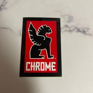 クローム(CHROME)のChrome 非売品ステッカー 赤(ノベルティグッズ)
