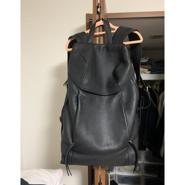 loewe  ロエベ　レザーリュック　ブラック