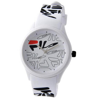 フィラ(FILA)のFILA STYLE フィラスタイル ホワイト×ブラック 腕時計 男女兼用(腕時計)