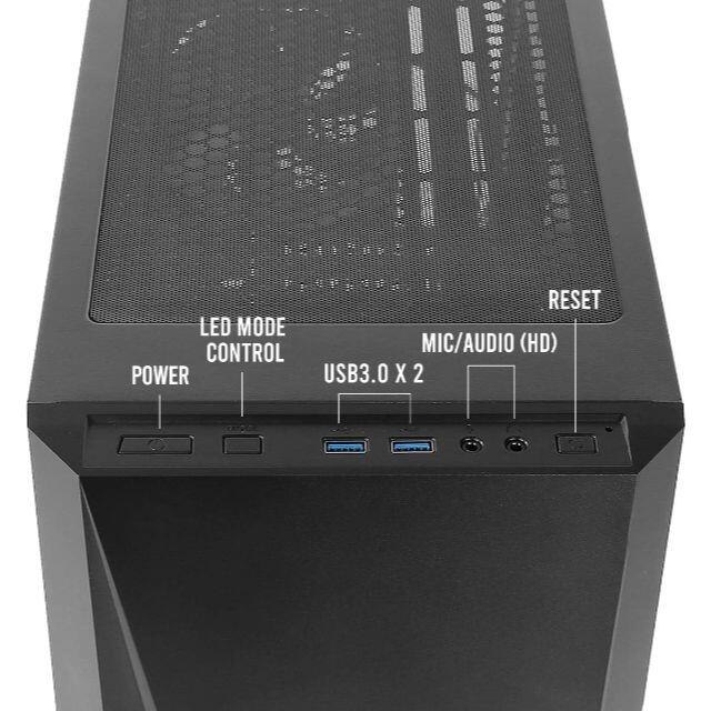 Antec DP301M BLACK  マザーボードMicro ATX対応???? 4