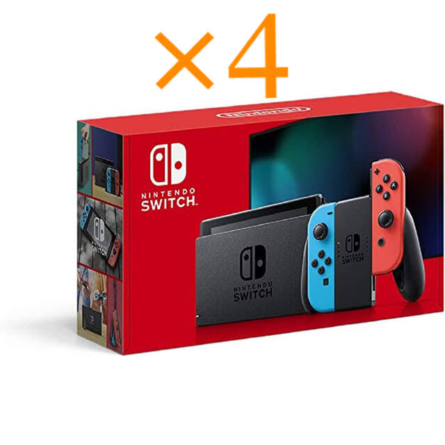 生まれのブランドで Nintendo ネオン4台 本体 Switch Nintendo ...