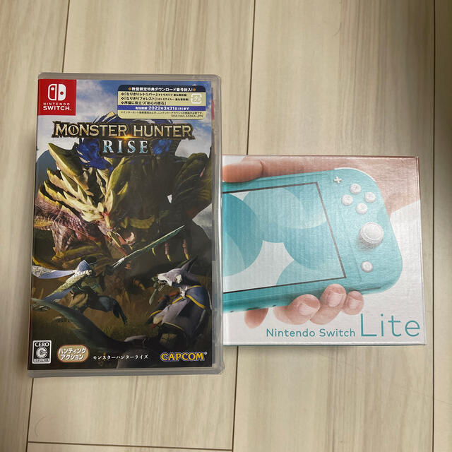 nintendo switch lite モンスターハンターライズ セット