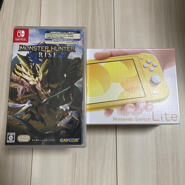 nintendo switch lite モンスターハンターライズ セット