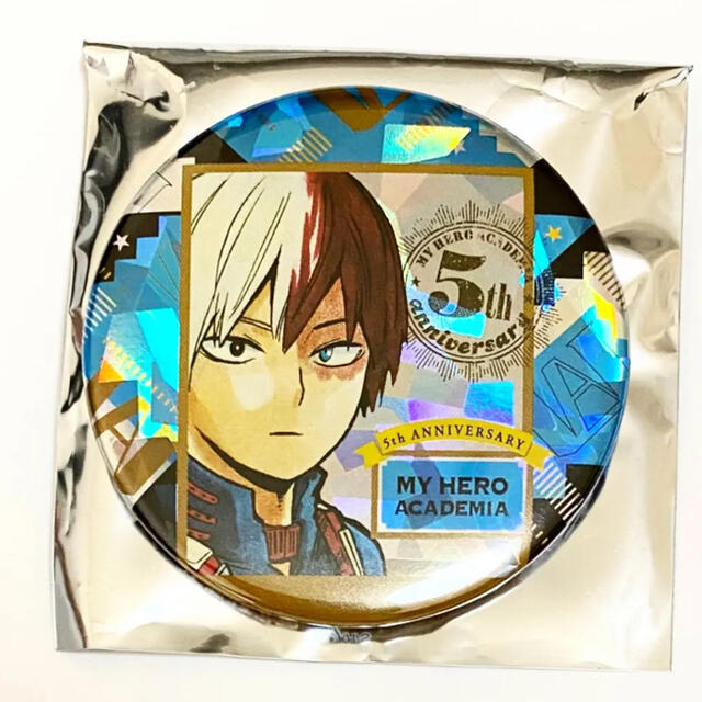 僕のヒーローアカデミア 5th ガム&部分ホロ缶バッジ 轟焦凍 限定品 lashinbangtsuuhan_l03164705