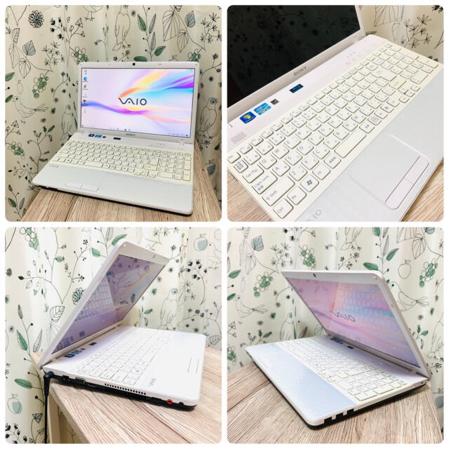 【即売れ】SONY/VAIO/ノートパソコン/Windows10/ホワイト七翔PC