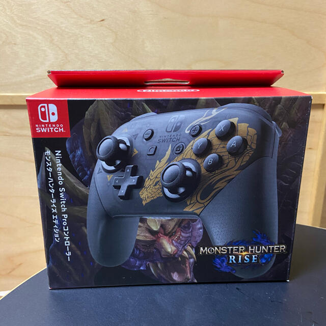 モンスターハンターライズ　Proコントローラー　新品　switch エディションワイヤレスコントローラー