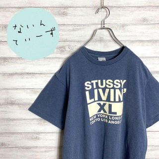 ステューシー(STUSSY)の【USA製】90s オールドステューシー　ビックサイズ　デカロゴ　Tシャツ(Tシャツ/カットソー(半袖/袖なし))