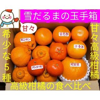 ラクマ限定❗高級柑橘の玉手箱♥デコ＆せとか＆はるみ＆紅甘＆アンコール♥今だけ限定(フルーツ)