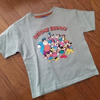 ディズニー(Disney)の新品タグつき　ミッキーフレンズ　Tシャツ　グリーン110(Tシャツ/カットソー)