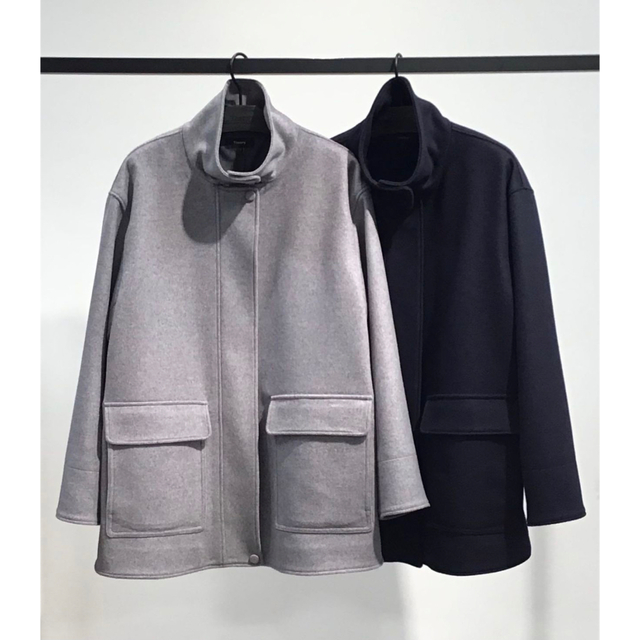 58cm袖丈Theory 20aw ショートコート