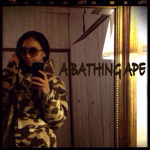 A BATHING APE(アベイシングエイプ)のAPE Down jacket レディースのジャケット/アウター(ダウンジャケット)の商品写真