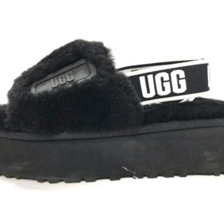 アグ(UGG)のアグ サンダル 22 レディース - 1112258 黒(サンダル)