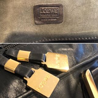 ■定番■LOEWE/ロエベ/アマソナ/ボストンバッグ/トラベル/ブラック/黒