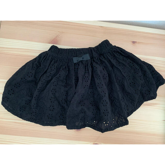 D.fesense(ディーフェセンス)のディーフェセンス　スカート　黒 キッズ/ベビー/マタニティのベビー服(~85cm)(スカート)の商品写真