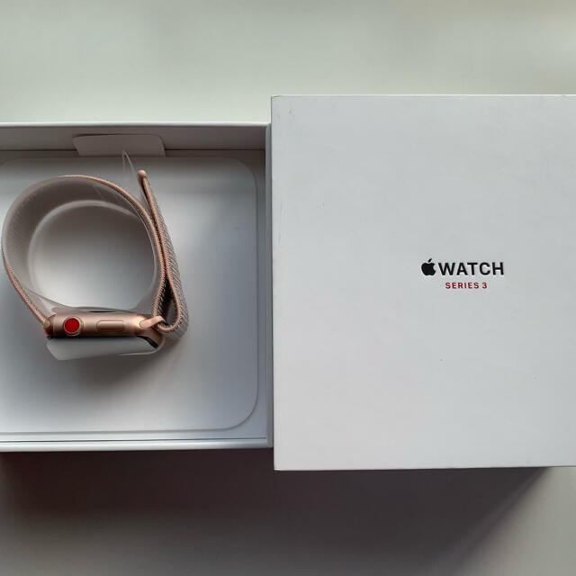 Apple Watch(アップルウォッチ)のApple Watch series 3 42mm GPS + Cellular メンズの時計(腕時計(デジタル))の商品写真