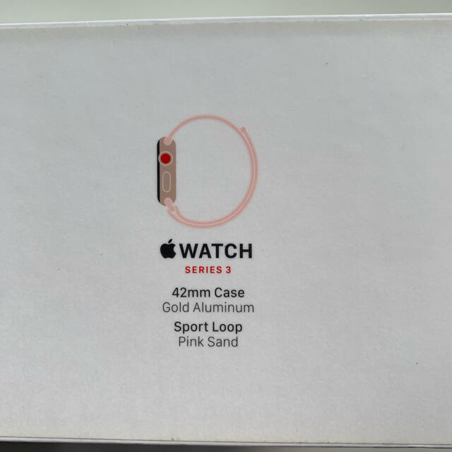 Apple Watch(アップルウォッチ)のApple Watch series 3 42mm GPS + Cellular メンズの時計(腕時計(デジタル))の商品写真