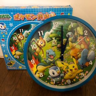 【未使用品】ポケモン掛時計・読売新聞 非売品(キャラクターグッズ)