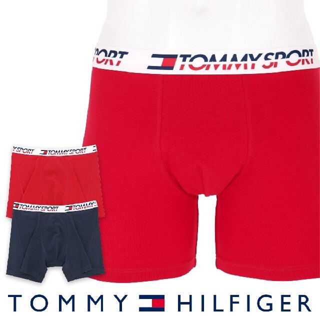 TOMMY HILFIGER(トミーヒルフィガー)の【2枚】TOMMY ボクサーパンツ 5339-1230 L メンズのアンダーウェア(ボクサーパンツ)の商品写真