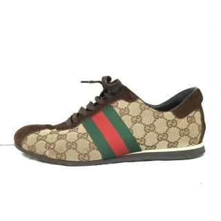 グッチ(Gucci)のグッチ スニーカー 41 メンズ - 117711(スニーカー)