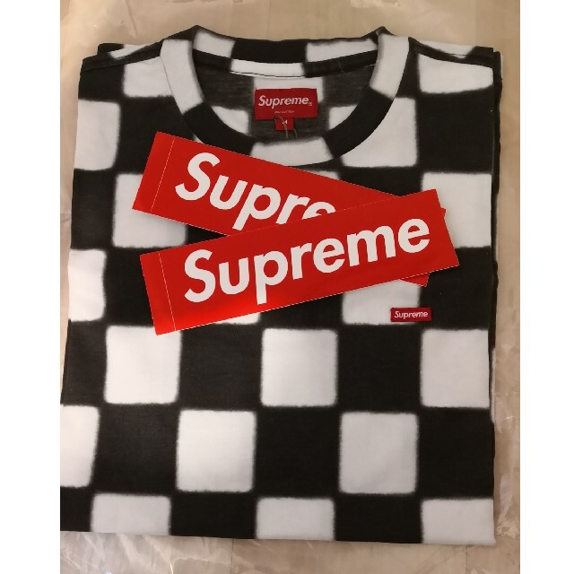 Supreme(シュプリーム)のSupreme small box logo checkerboard キムタク メンズのトップス(Tシャツ/カットソー(半袖/袖なし))の商品写真