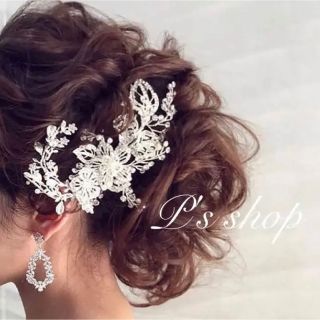 ウェディング　ヘアアクセサリー(ヘッドドレス/ドレス)