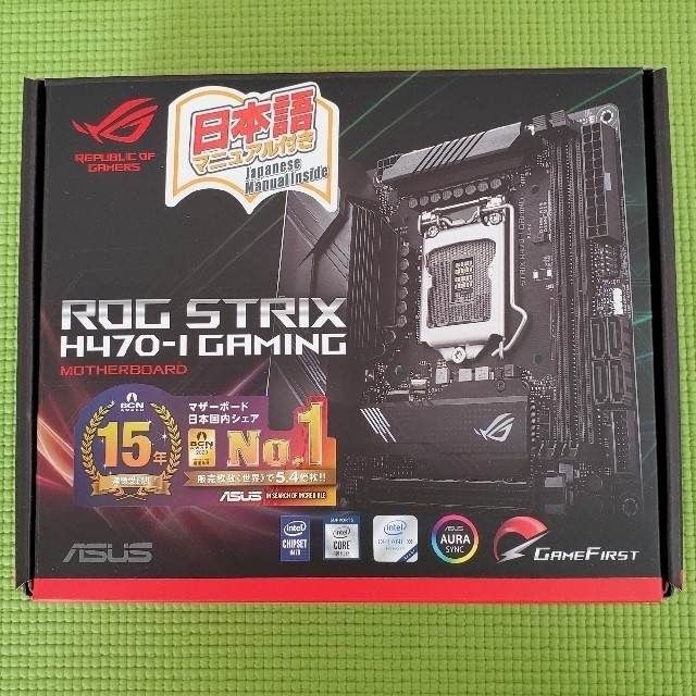 ASUS(エイスース)のASUS ROG STRIX H470-I GAMING スマホ/家電/カメラのPC/タブレット(PCパーツ)の商品写真