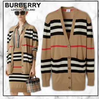 バーバリー(BURBERRY)のぬぉん様専用♡新品♡BURBERRY♡ロングカーディガン♡(カーディガン)