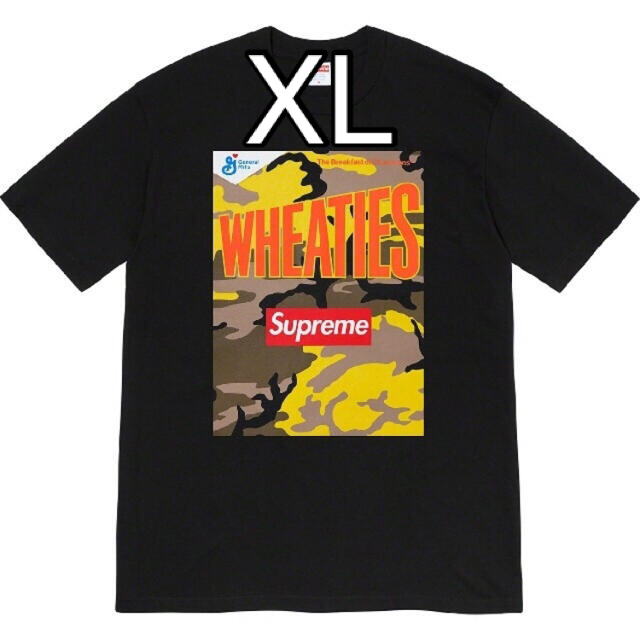 Supreme Wheaties Tee black