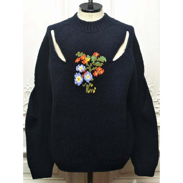 stefan cooke 20AW flower knit ステファンクック