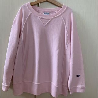 チャンピオン(Champion)のChampion トレーナー/ピンク/女の子 M(Tシャツ/カットソー)